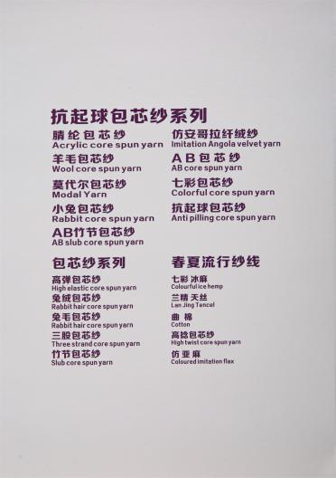 2/48 抗起球腈綸包芯紗