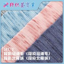 15NM/1段彩馬海毛（段染馬海毛） 18S/2段彩北極絨（段染北極絨）（通用色卡）段染系列