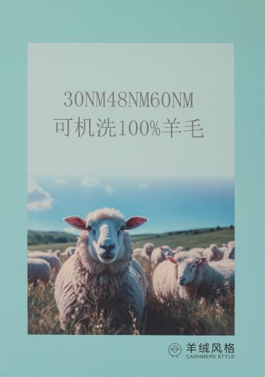 2/30NM 2/48NM 2/60NM 可機洗100%羊毛